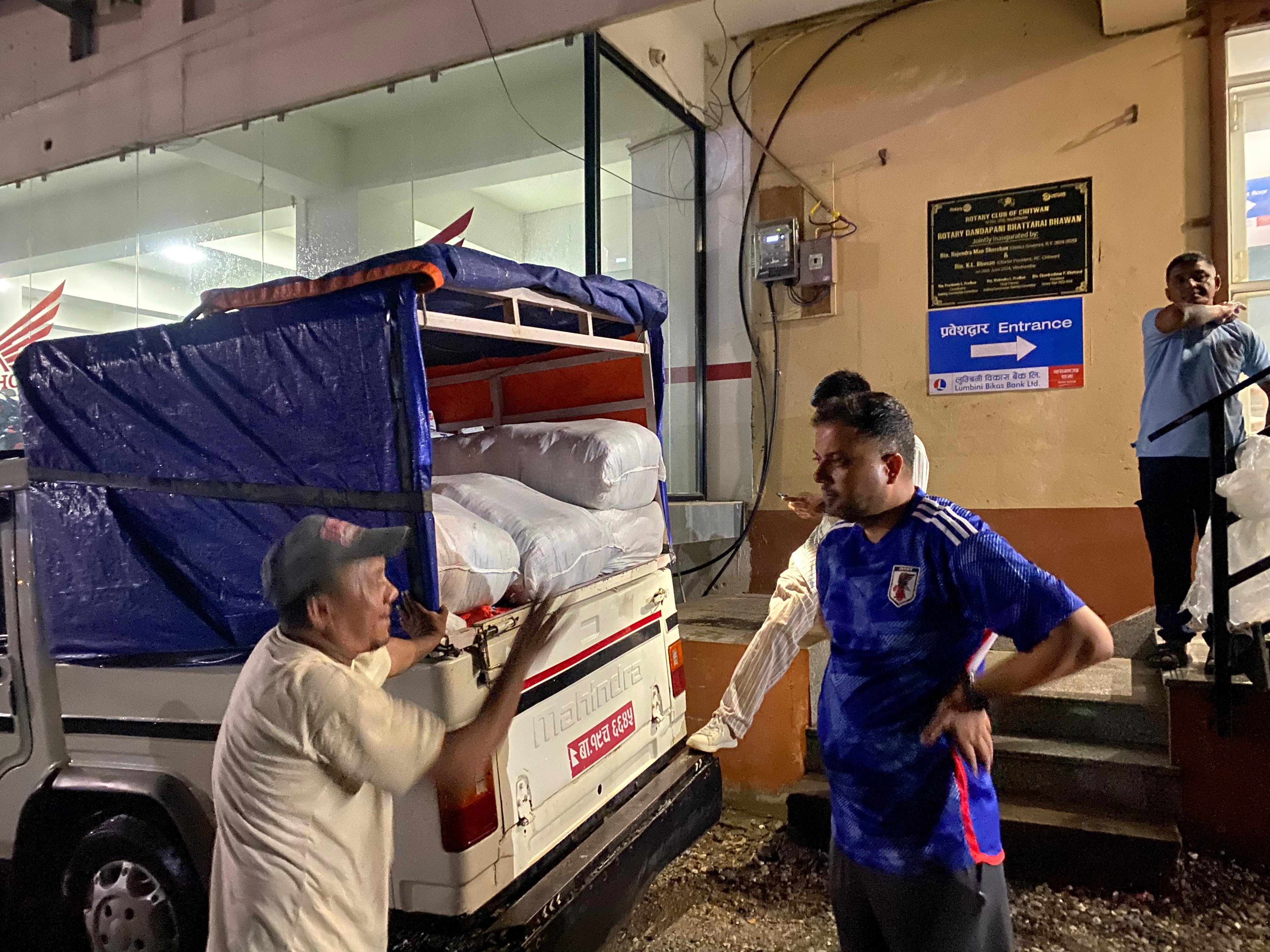Emergency Relief Distributed to Flood Victims in Bidur