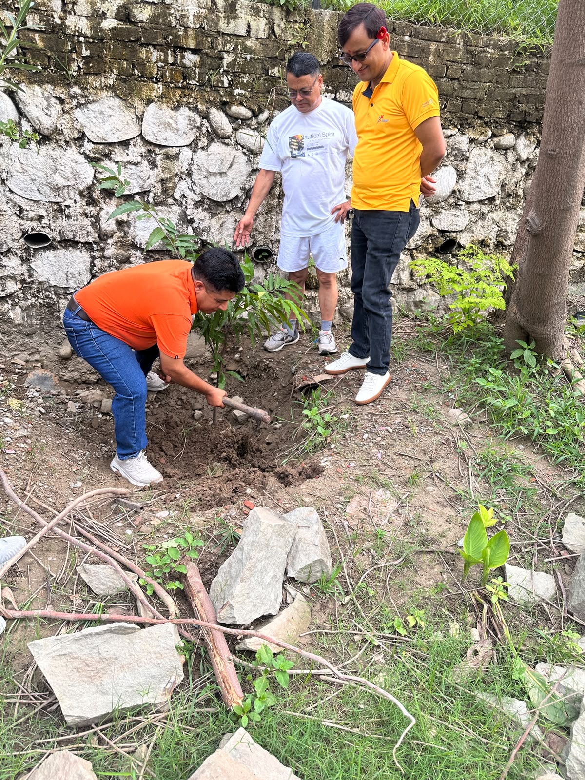 Tree plantation (Supporting  District 100000 tree plantation Campaign) Day 2