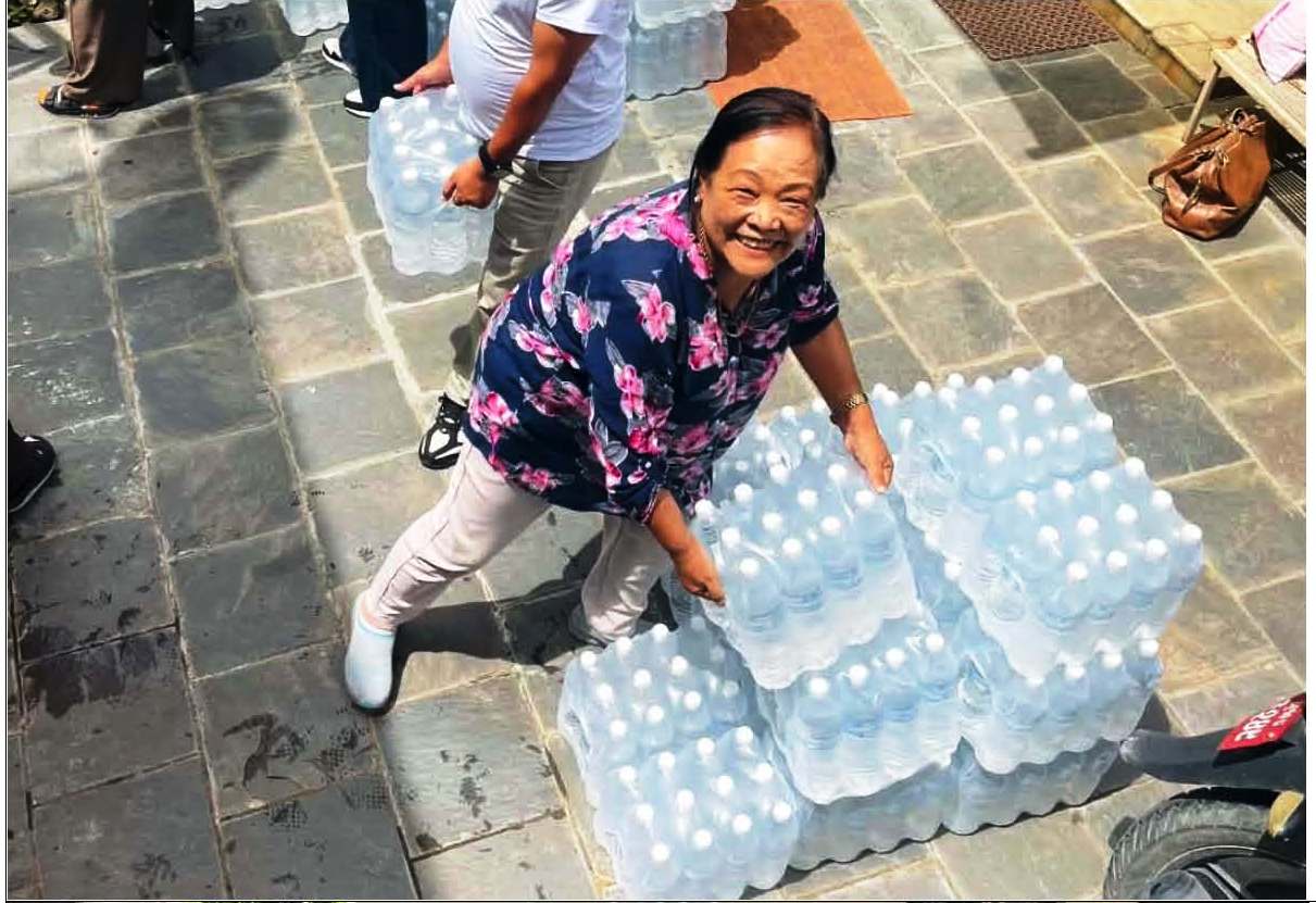 Bhotekoshi-Trishuli Mega Flood (River Tsunami) Relief Materials Distribution at Galchhi – 05,  Dhading