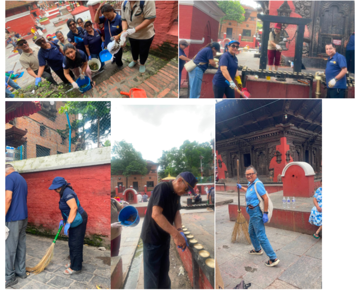 Temple Cleaning