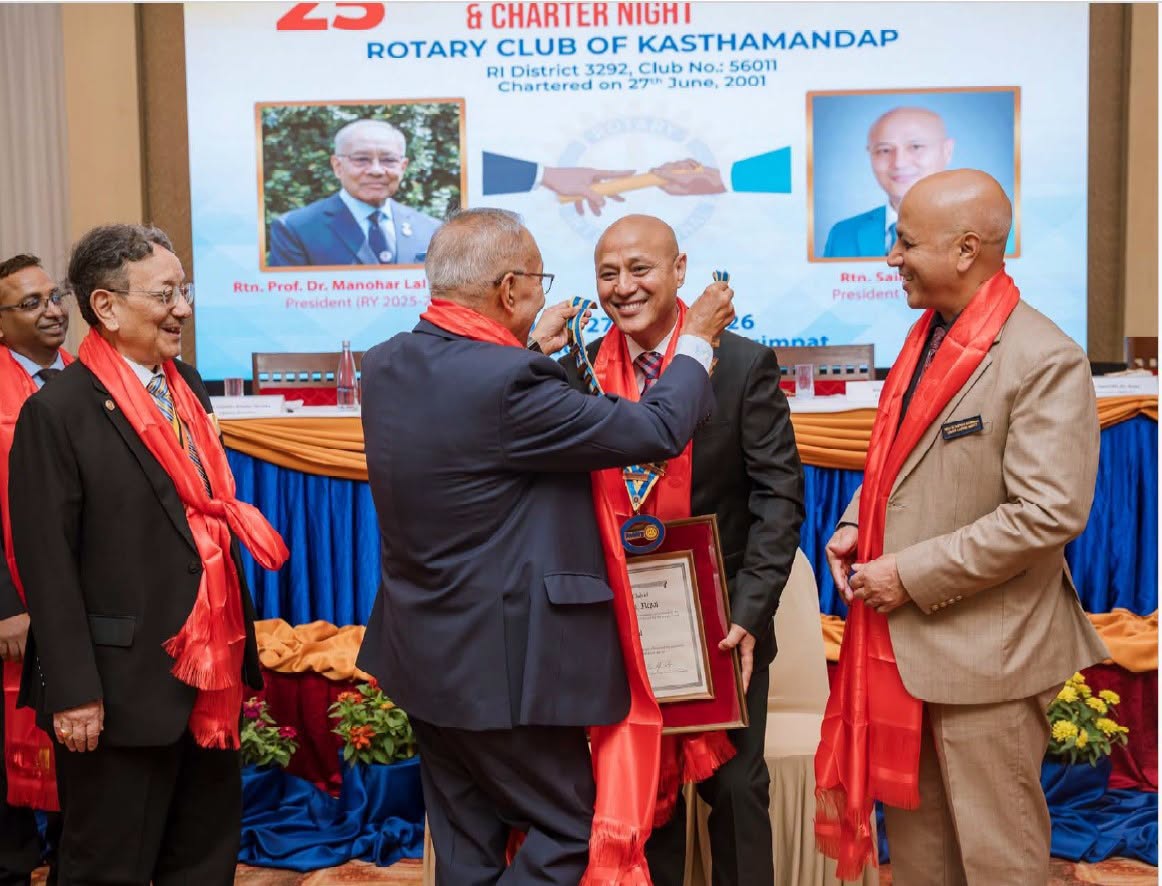 Charity event 25th  Installation and Silver Jubilee Gala conducted for Hospice Nepal