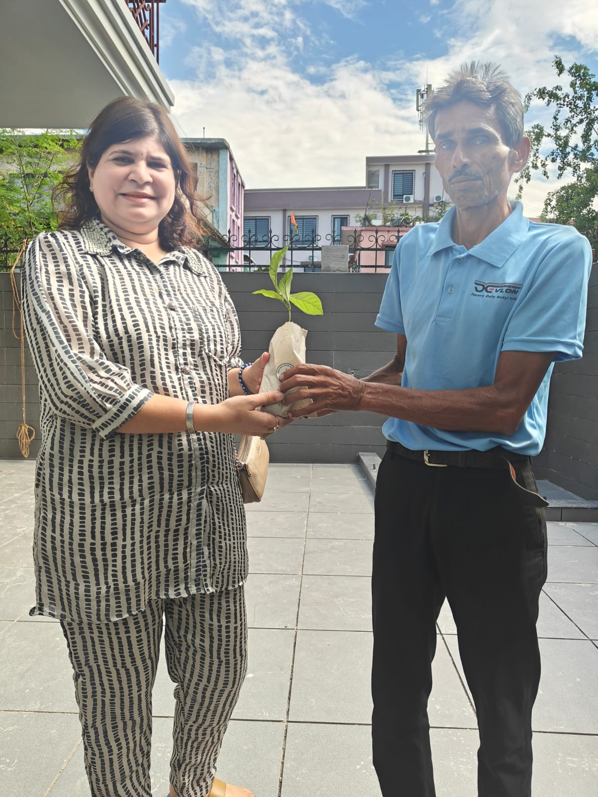 Green Today Breath Tommorrow- 1000 Sapling Distribution to the visitors of trsade Fair Phase 1