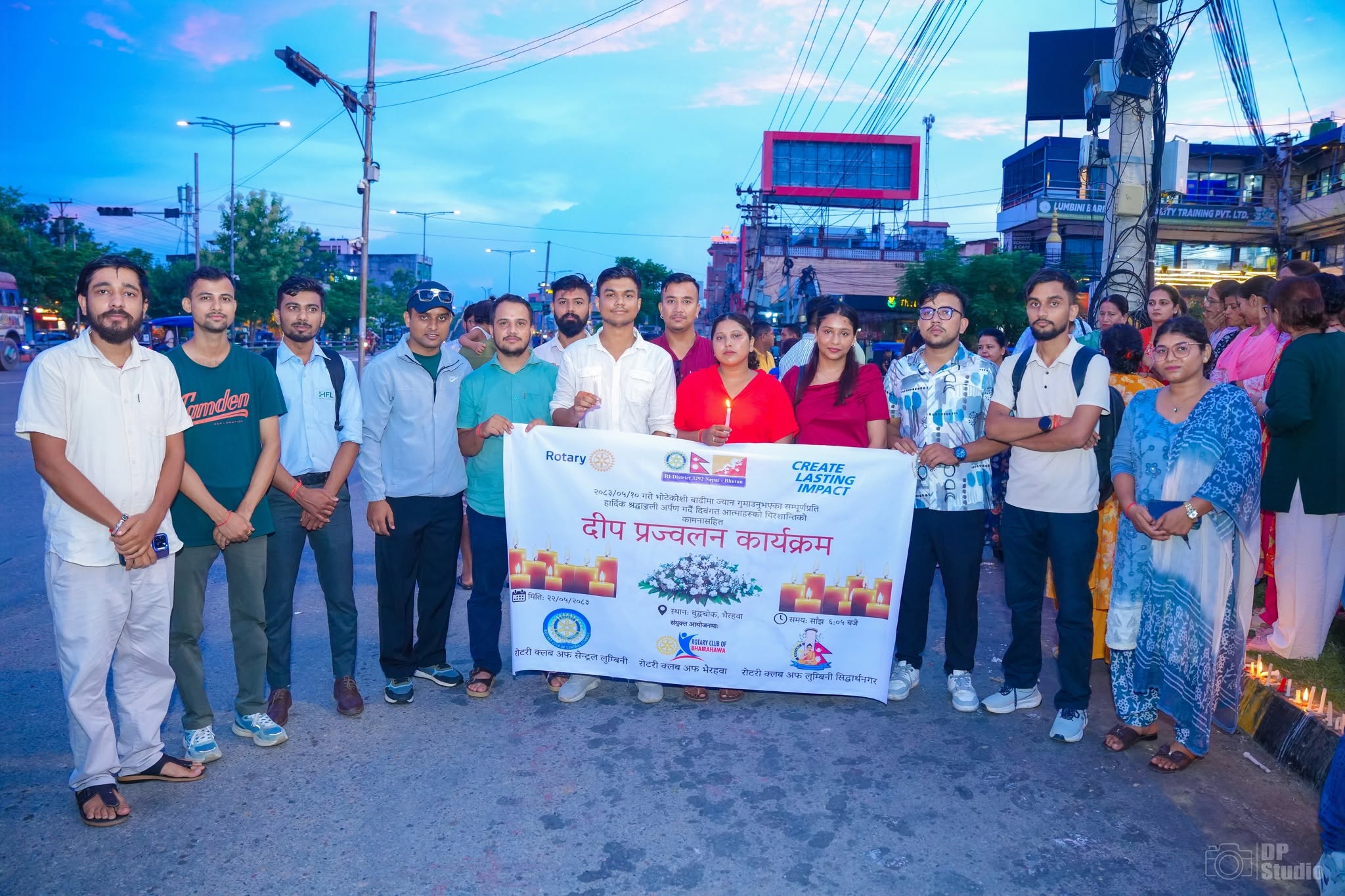 Prayer with Deep Prajwalan for Bhotekoshi Rasuwa Nuwakot Flood Victims