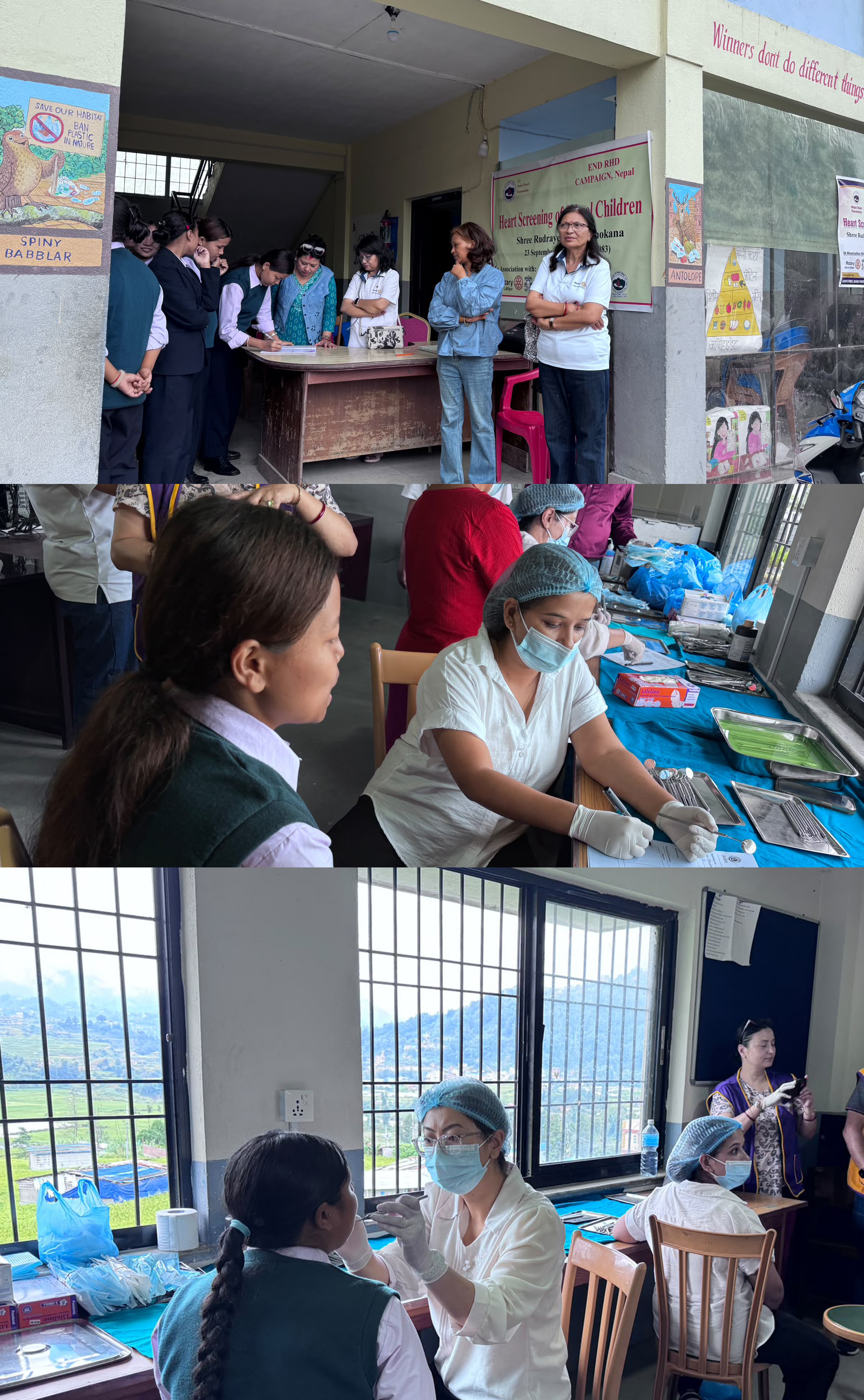 Rheumatic Heart Screening and Dental Checkup Program