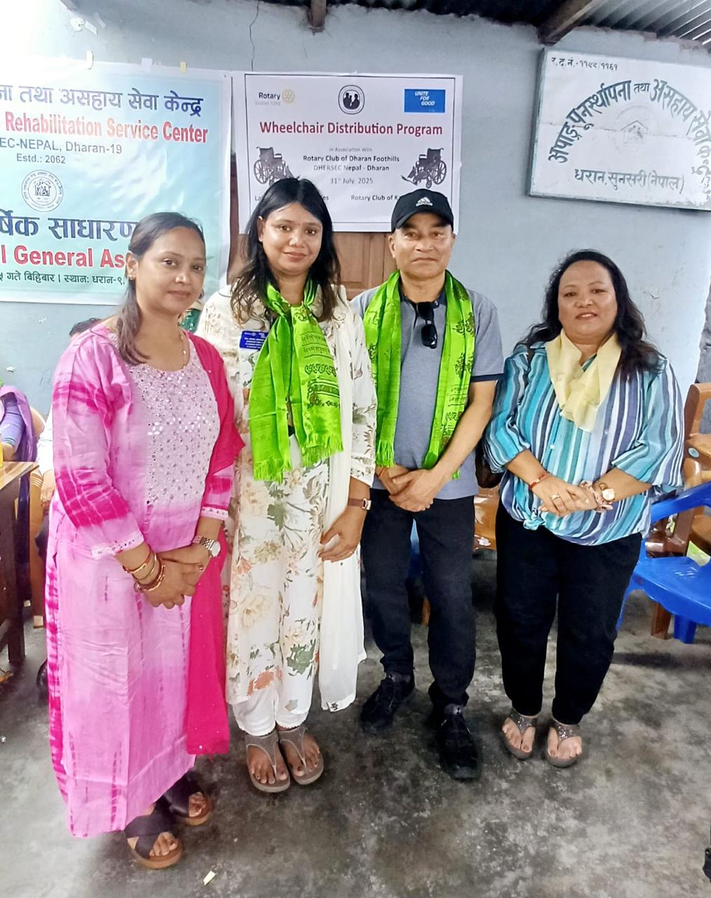 Wheel Chair Distribution