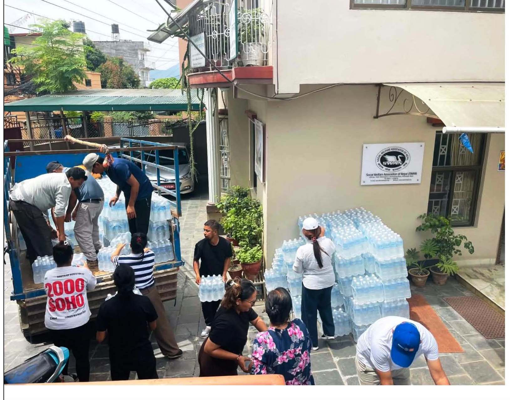 Bhotekoshi-Trishuli Mega Flood (River Tsunami) Relief Materials Distribution at Galchhi – 05,  Dhading