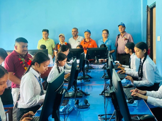 ICT computer lab hand over.
