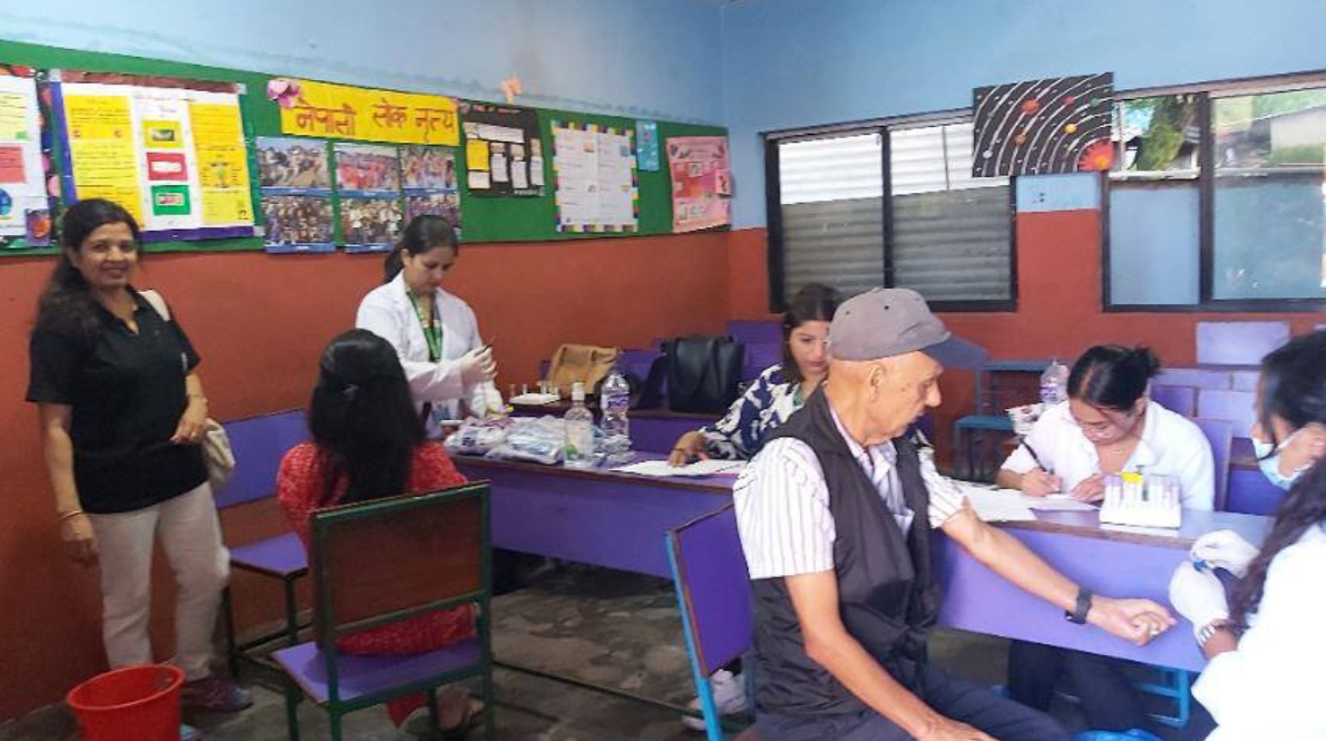 Community Health Camp and 40+ Marathon