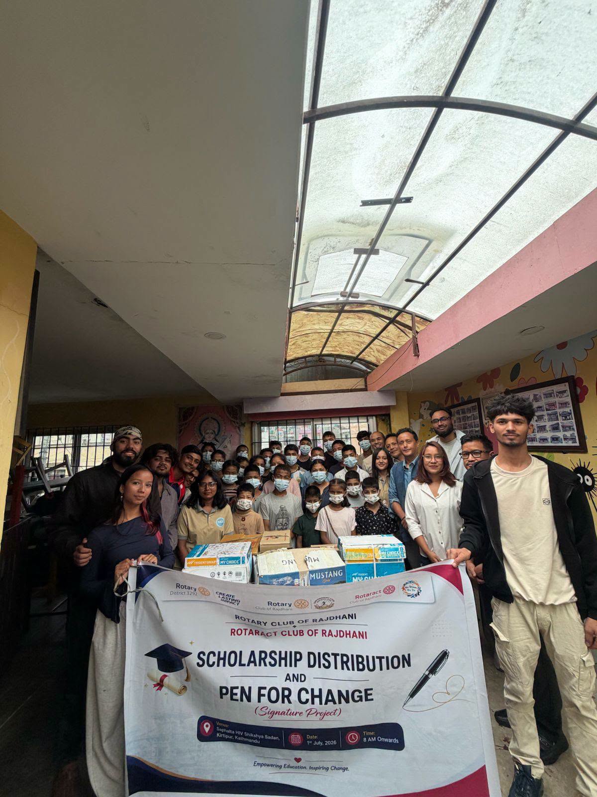 Pen for a Change & Scholarship Distribution