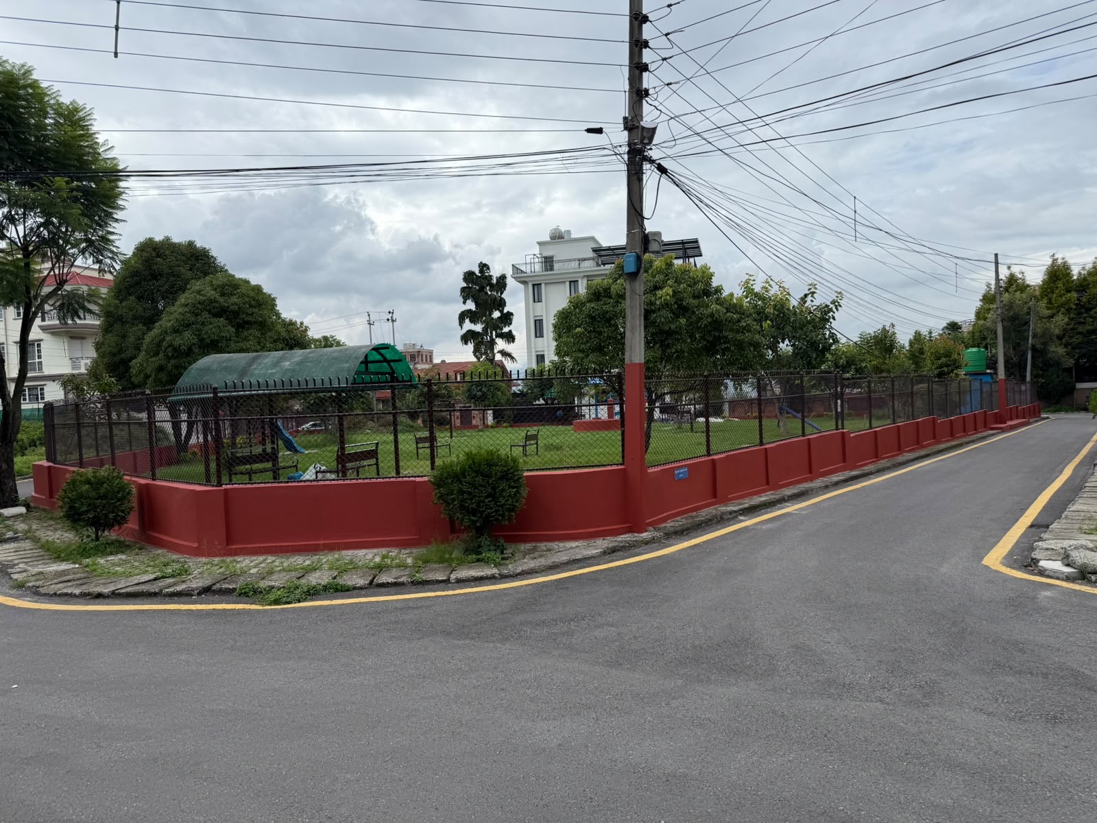 CONTRIBUTED  ROTARY PARK MAINTENANCE AT SAINBU AAWASH USER COMMITTEE