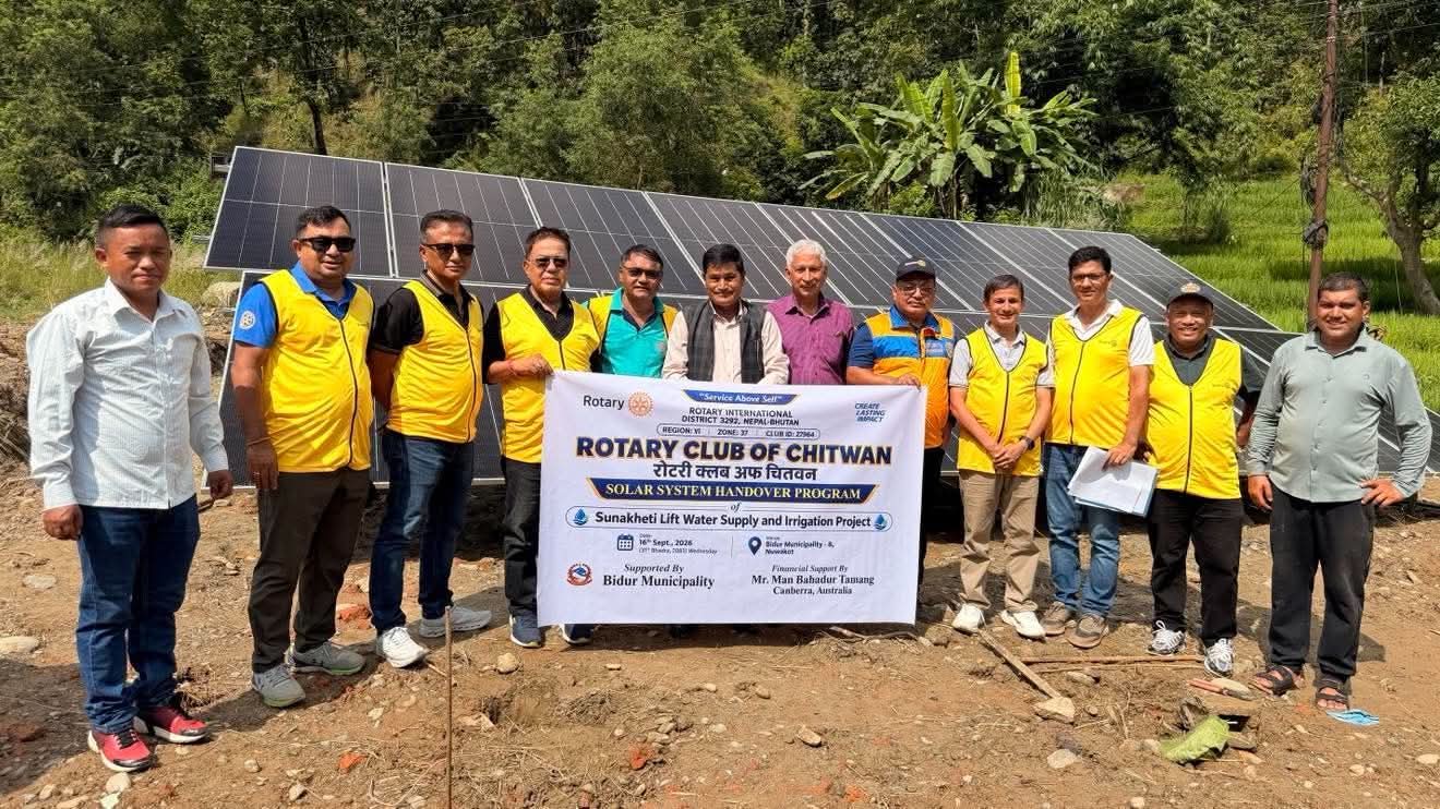 Disaster Relief-20,000-Watt Solar System Installed in Nuwakot