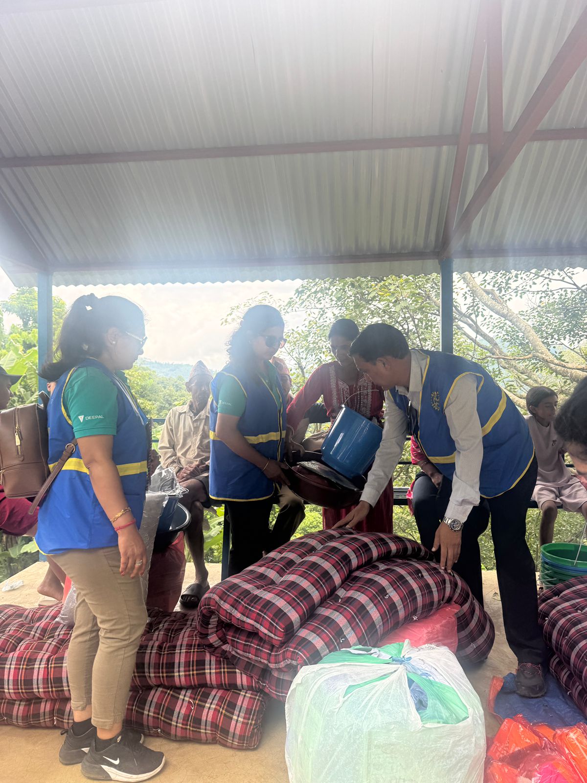 Relief Material Distribution to Flood Victims