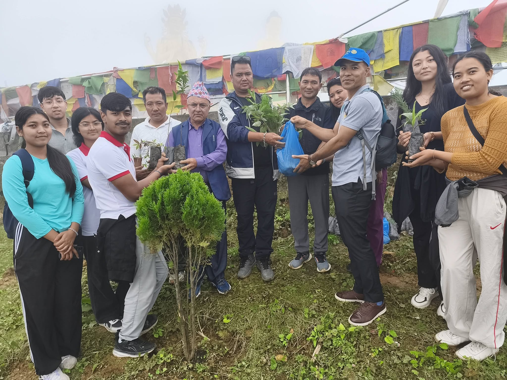 Tree Plantation – Chapter 3 at Kyonjomsom, Bhardev