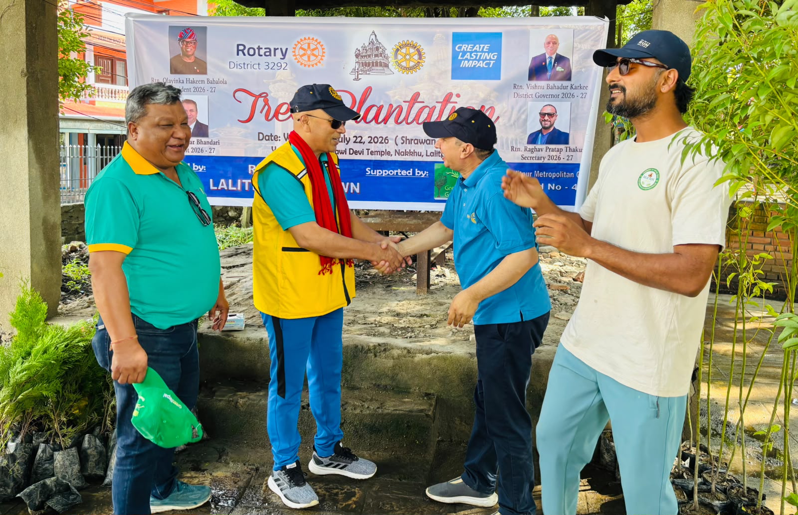 Tree Plantation at Vaisnawi Devi Temple